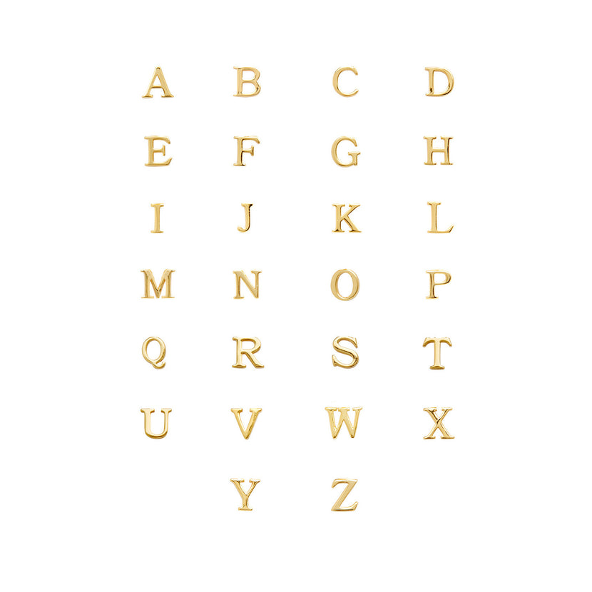 Stories Initial Pendant (Gold)