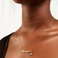 Carrie Name Necklace (Rose Gold)