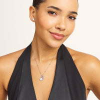 Pearl Clover Necklace (Silver)