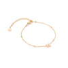 Pearl Mini Initial Bracelet (Gold)