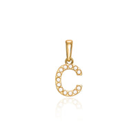 Pearl Initial Pendant (Gold)