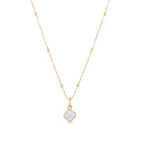 Pearl Clover Necklace (Gold)