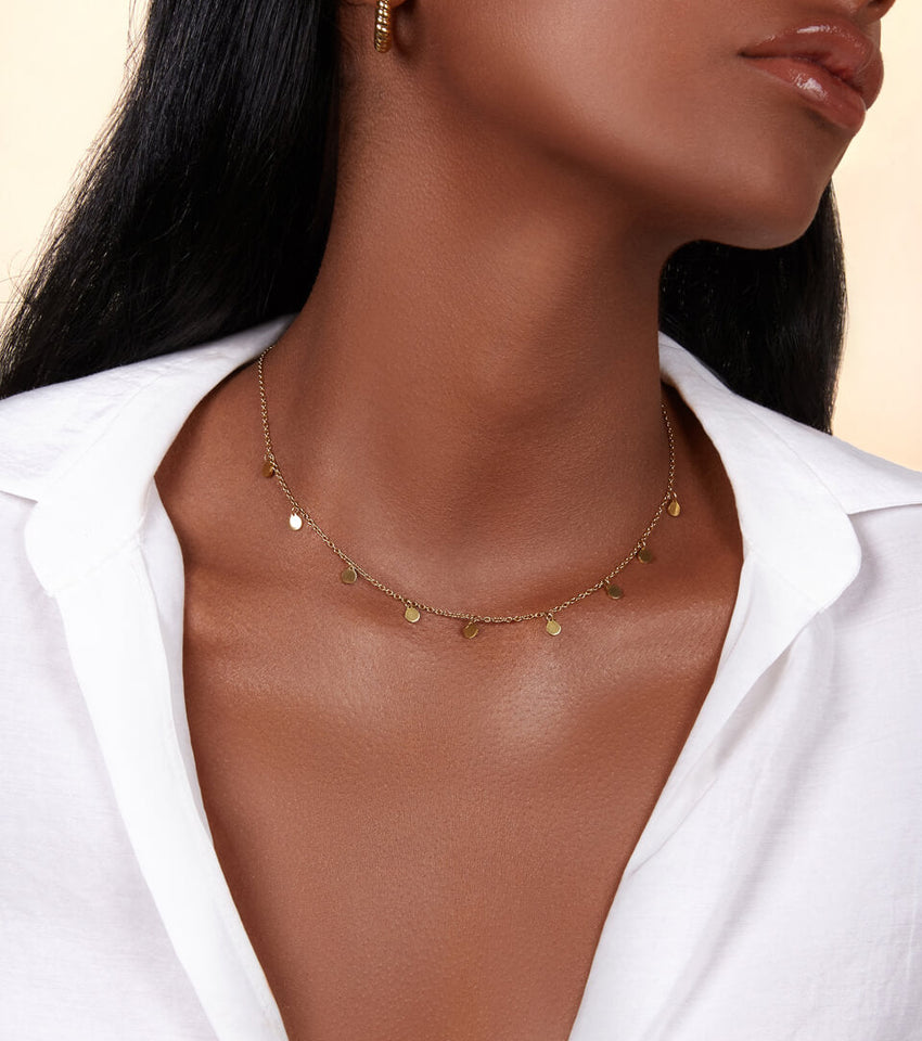 Triple Disc Necklace | 9ct Gold - Gear Jewellers