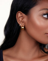 Ribbed Hoops (Gold)