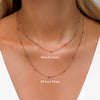 Sphere Chain Necklace (Rose Gold)