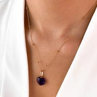 Birthstone Pendant (Rose Gold)