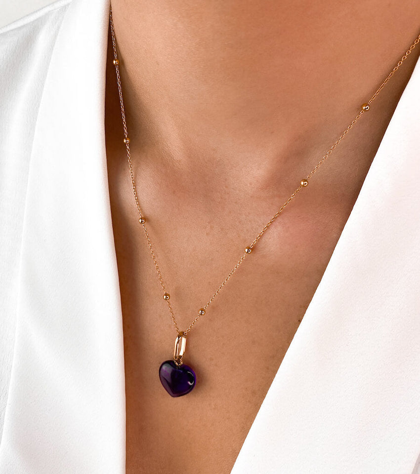 Birthstone Pendant (Rose Gold)