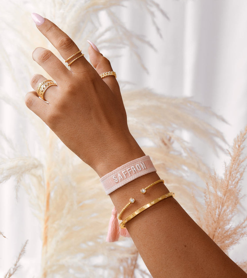 Embroidered Name Bracelet
