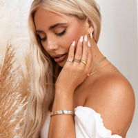 Chunky Croissant Ring (Gold)