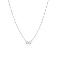 Editorial Date Necklace (Silver)