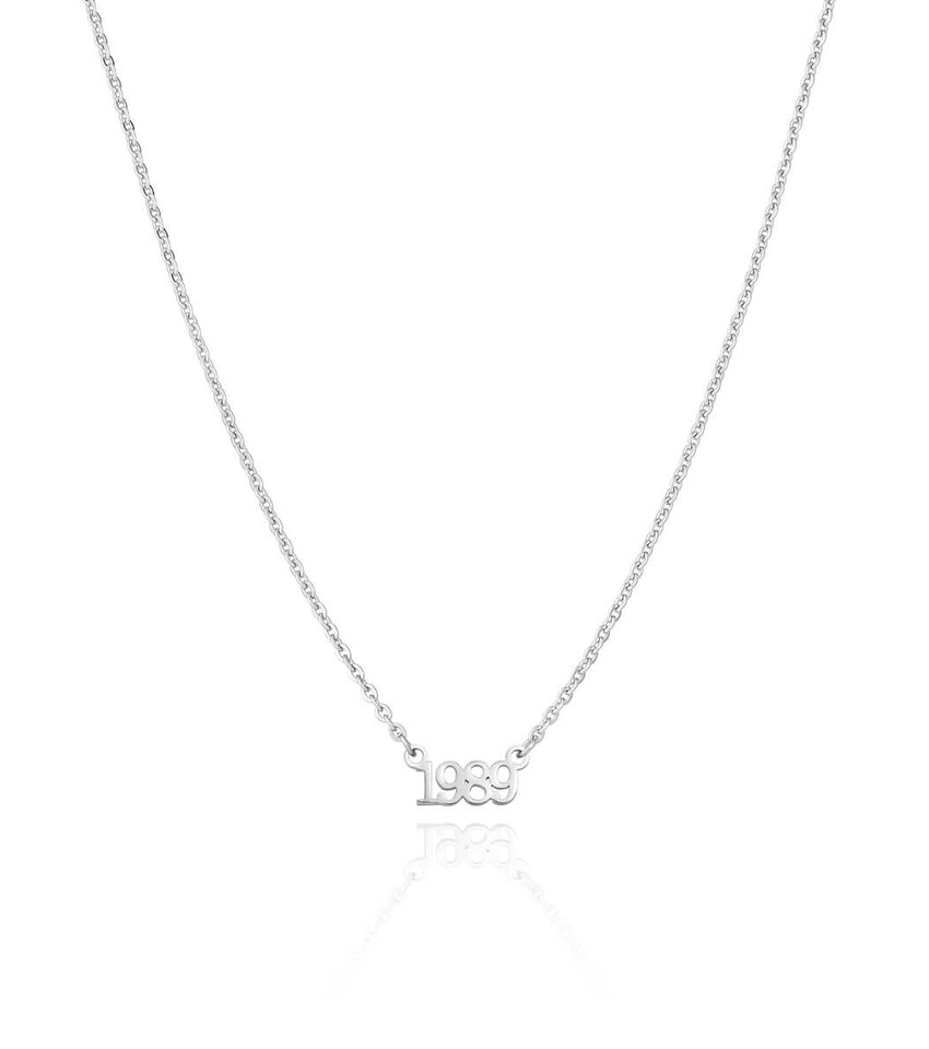 Editorial Date Necklace (Silver)