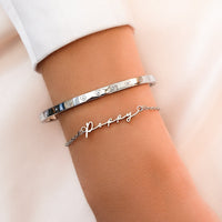 Signature Name Bracelet (Silver)