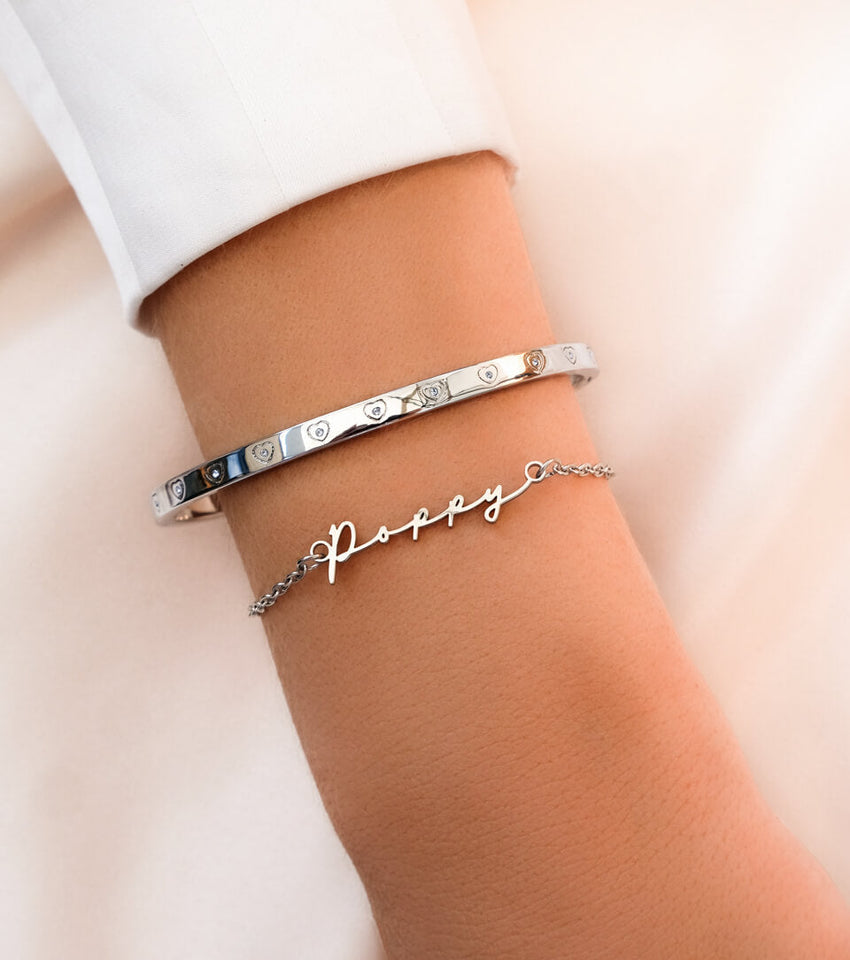 Signature Name Bracelet (Silver)
