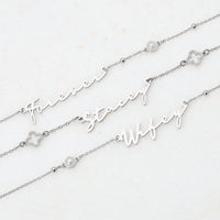 Signature Name Bracelet (Silver)