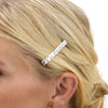 Signature Name Hair Clip (Silver)