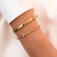 Signature Name Bracelet (Gold)