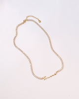 Signature Name Tennis Necklace (Gold)