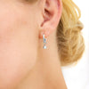 Signature & Birthstone Huggie Hoops (Silver)