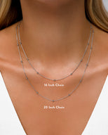Initial Necklace (Silver)