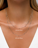Initial Necklace (Silver)