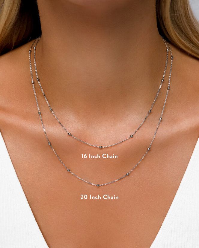 Initial Necklace (Silver)