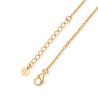 Stories Doodle Heart Birthstone Necklace (Gold)