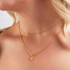 Stories Initial Necklace (Gold)