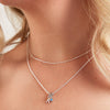 Stories Initial Necklace (Silver)