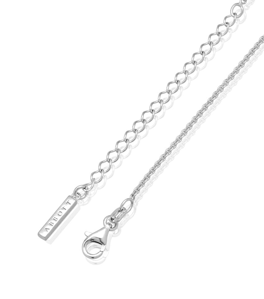 Stories Initial Necklace (Silver)
