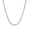 Tennis Necklace (Rose Gold)