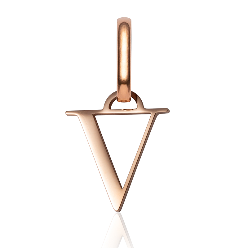 Letter Pendant (Rose Gold)..