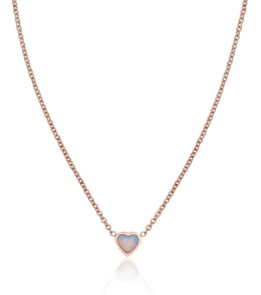 mini heart charm necklace – Meira T Boutique