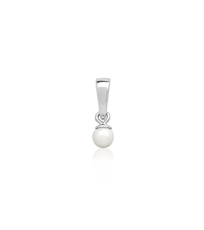 Stories Pearl Charm (Silver)