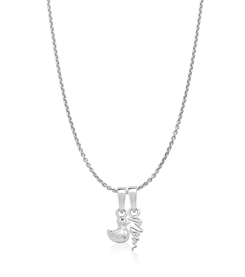 Stories Duck Charm (Silver)