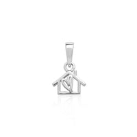 Stories Doodle House Charm (Silver)
