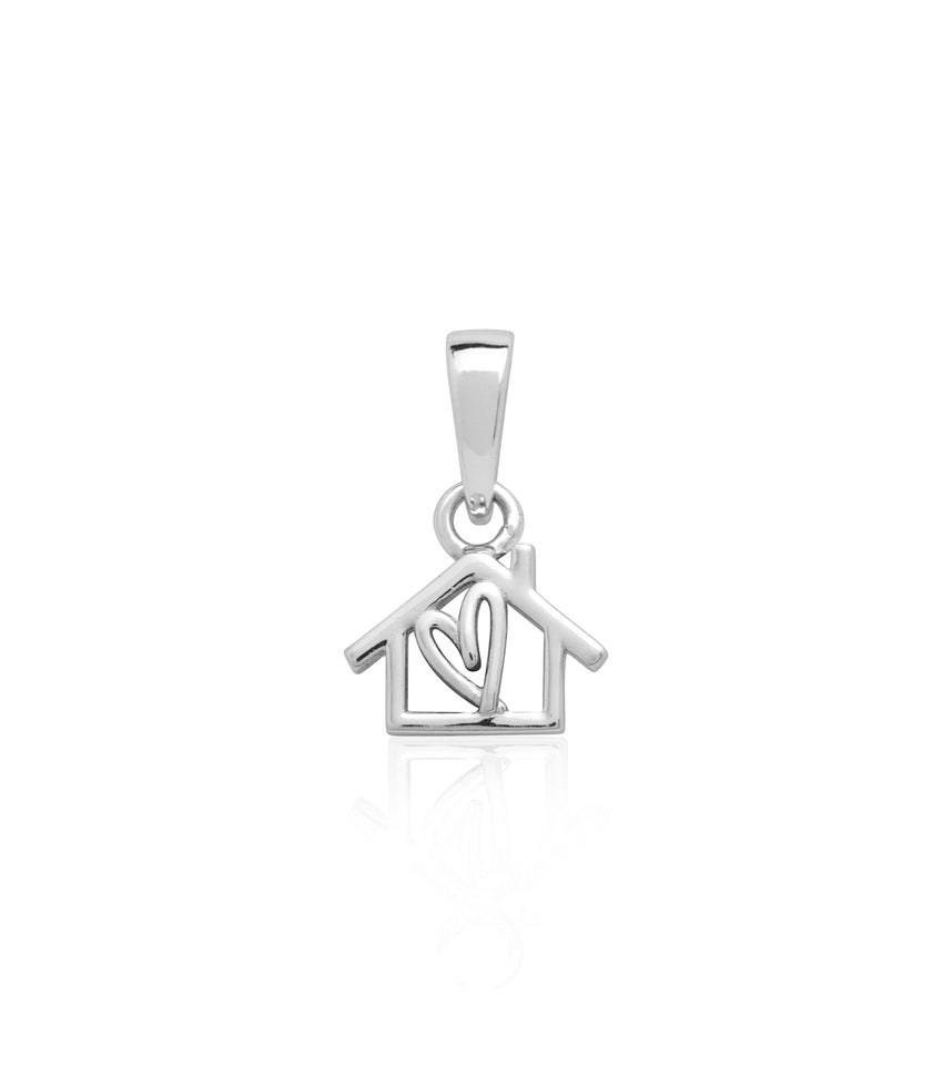 Stories Doodle House Charm (Silver)