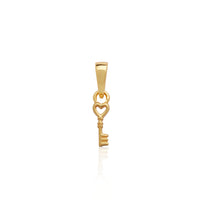 Stories Key Charm (Gold)