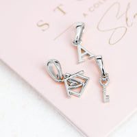 Stories Key Charm (Silver)