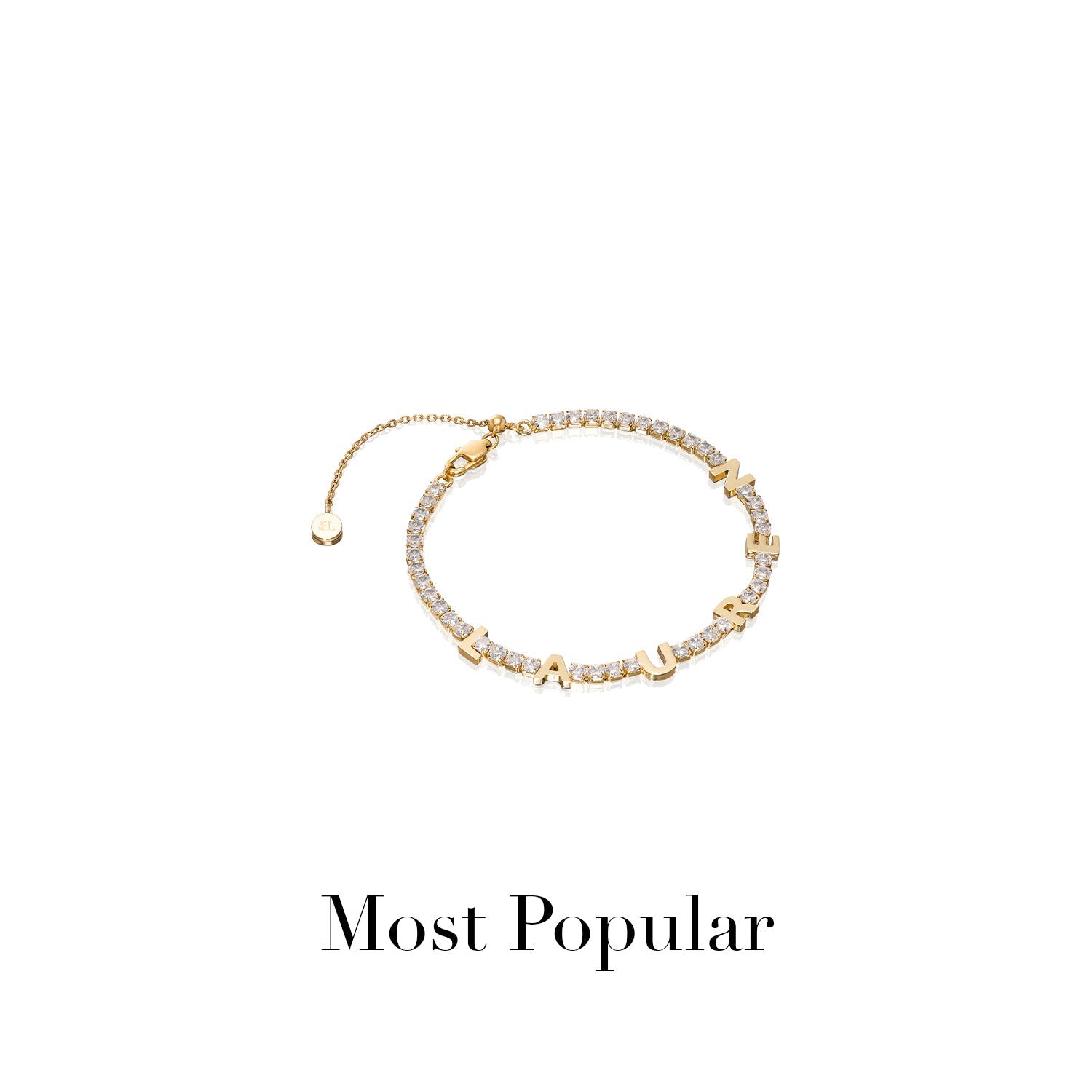 【ABBOTT LYON】Signature Name Tennisネックレス★ Signature Name Tennis Necklace (Silver)