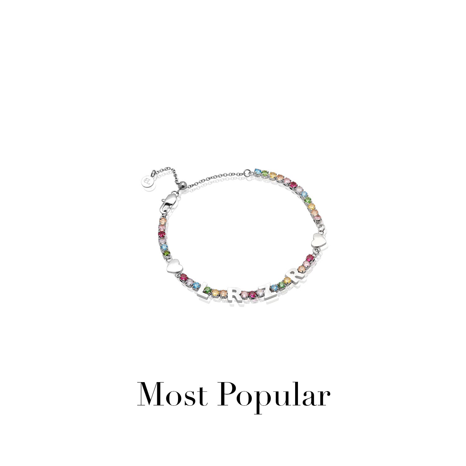 Sterling silver on sale rainbow bracelet