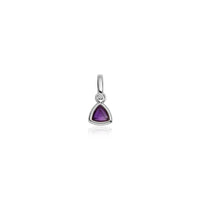 Droplet Birthstone Pendant (Silver)