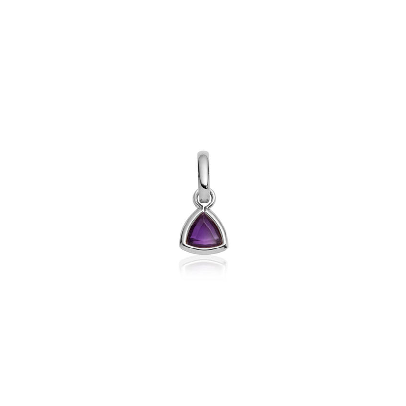 Droplet Birthstone Pendant (Silver)
