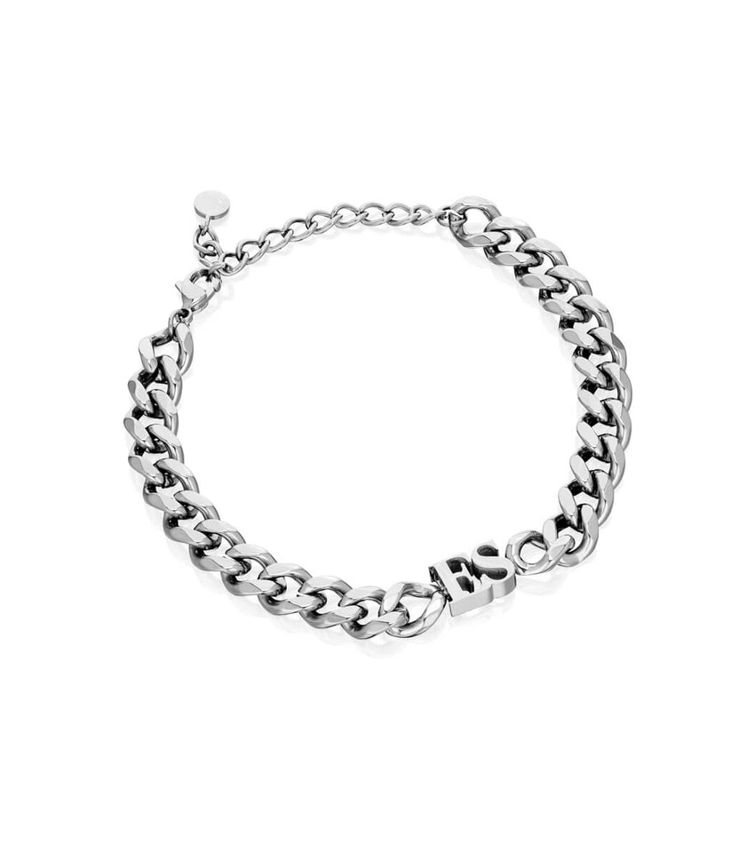 Initial Curb Bracelet (Silver) – Abbott Lyon US