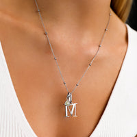 Droplet Birthstone Pendant (Silver)