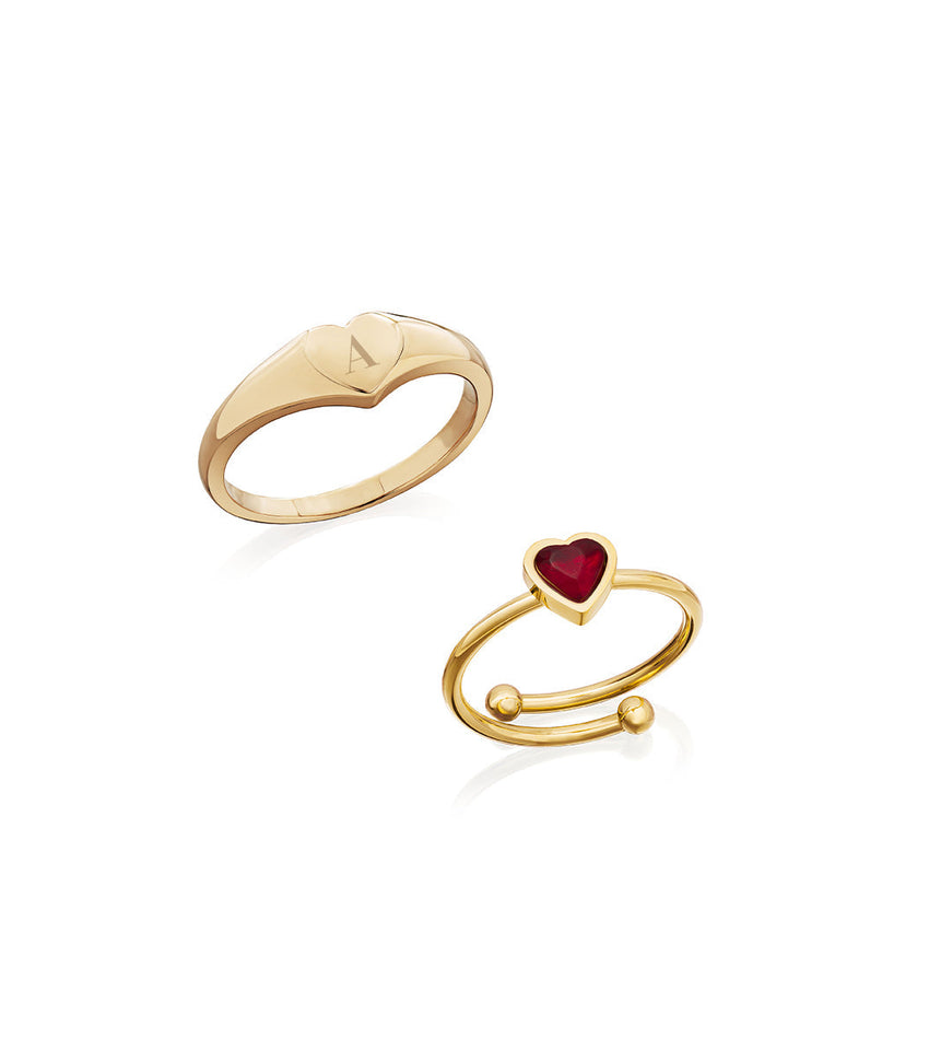 Personalized Ring Bundle (Gold)
