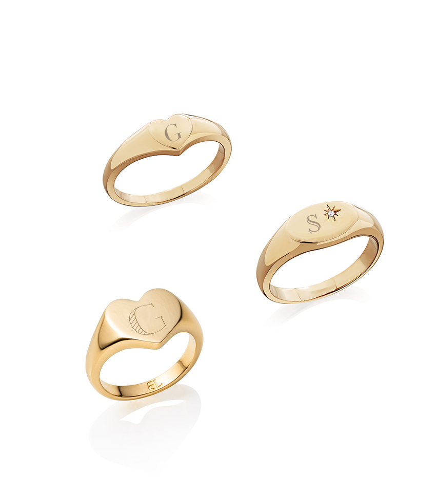 Signet Ring Bundle (Gold)