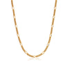 Layering Small Figaro Chain Necklace (Gold)