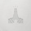 Stamped - Praying Hands Icon (Silver)