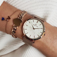 Initial Bracelet (Rose Gold)