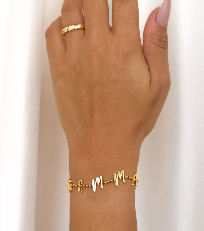 Gemma Owen GXO Custom Box Chain Bracelet (Gold)